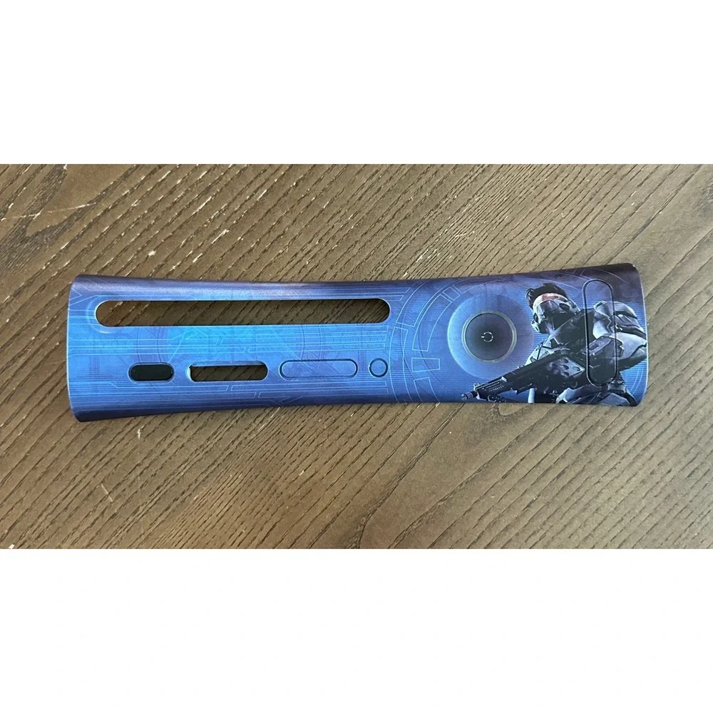 Microsoft Xbox 360 Faceplate Halo Master Chief Blue Graphic Console Accessory
